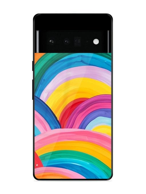 Rainbow Cascade Glossy Soft Edge Case for Google Pixel 6 Pro Chachhi