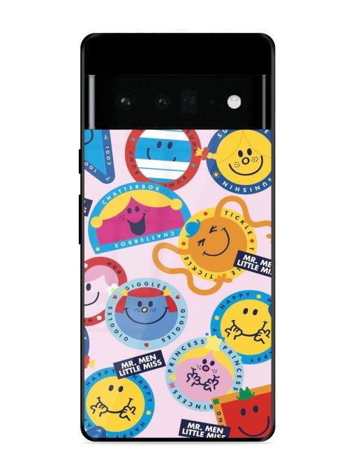 Whimsical Mr. Men & Little Miss Glossy Soft Edge Case for Google Pixel 6 Pro Chachhi