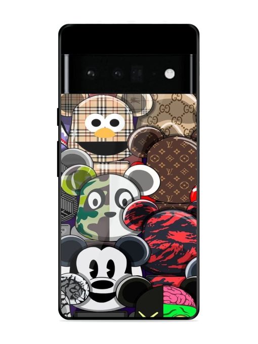 Streetwear Bearbrick Extravaganza Glossy Soft Edge Case for Google Pixel 6 Pro Chachhi