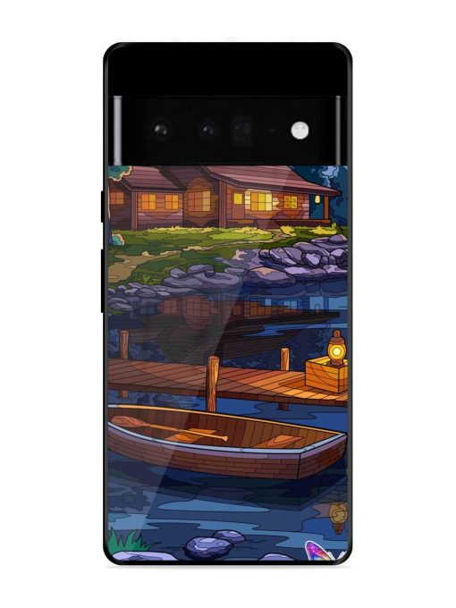 Moonlit Serenity Glossy Soft Edge Case for Google Pixel 6 Pro Chachhi