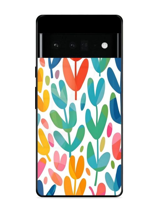 Rainbow Of Blooms Glossy Soft Edge Case for Google Pixel 6 Pro Chachhi