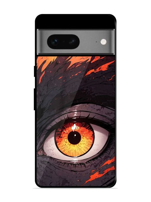 Inferno Gaze Glossy Soft Edge Case for Google Pixel 7 Chachhi