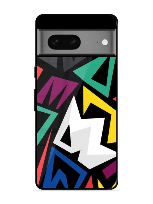 Chaotic Geometry Glossy Soft Edge Case for Google Pixel 7 Chachhi