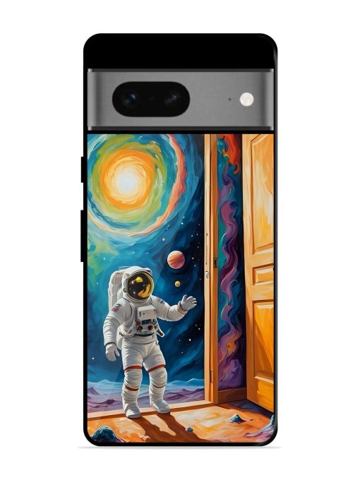 Artistic Space Glossy Soft Edge Case for Google Pixel 7 Chachhi