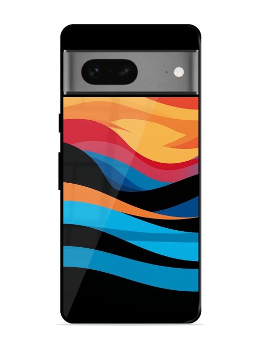 Blazing Currents Glossy Soft Edge Case for Google Pixel 7 Chachhi