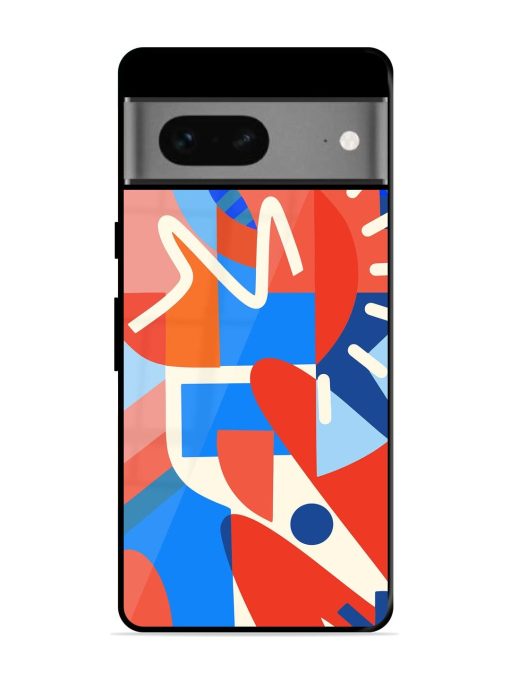 Abstract Harmony Glossy Soft Edge Case for Google Pixel 7 Chachhi