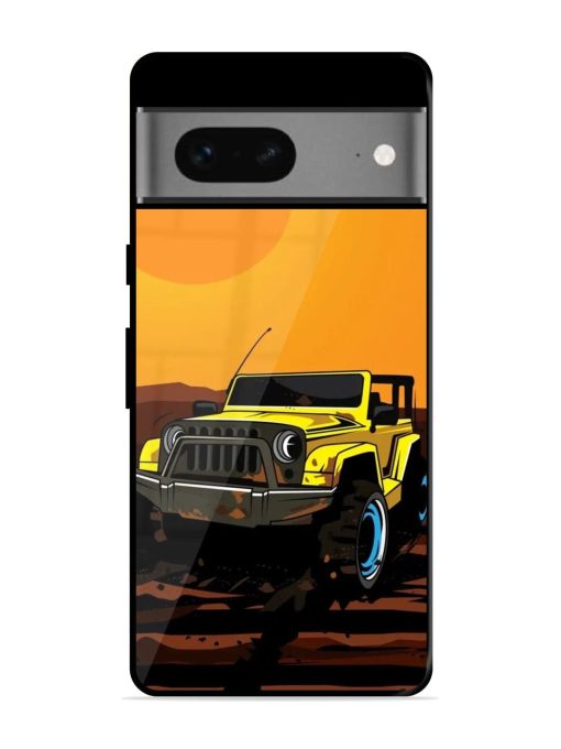 Sunset Cruise Glossy Soft Edge Case for Google Pixel 7 Chachhi