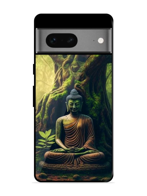 Green Buddha Art Glossy Soft Edge Case for Google Pixel 7 Chachhi