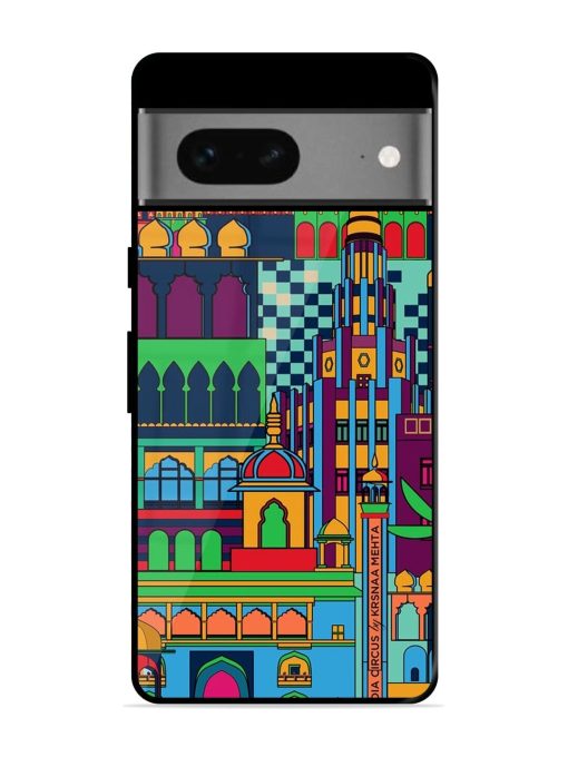 Indian Tapestry Glossy Soft Edge Case for Google Pixel 7 Chachhi