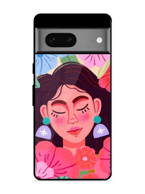 Blooming Serenity Glossy Soft Edge Case for Google Pixel 7 Chachhi