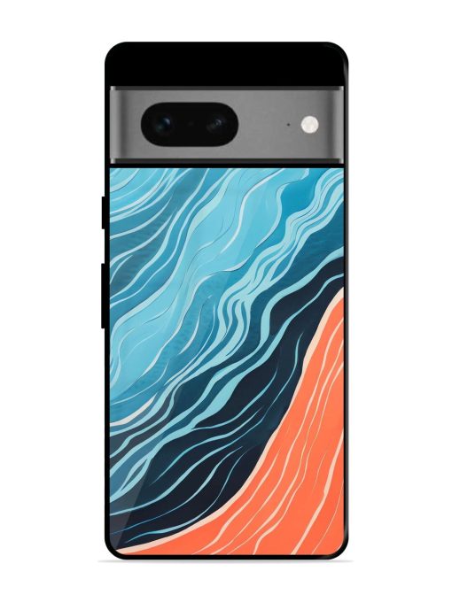 Oceanic Divide Glossy Soft Edge Case for Google Pixel 7 Chachhi