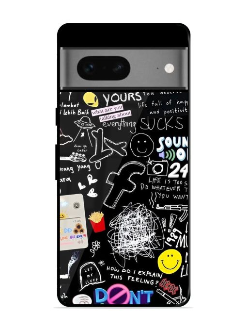 Doodle Diary Glossy Soft Edge Case for Google Pixel 7 Chachhi