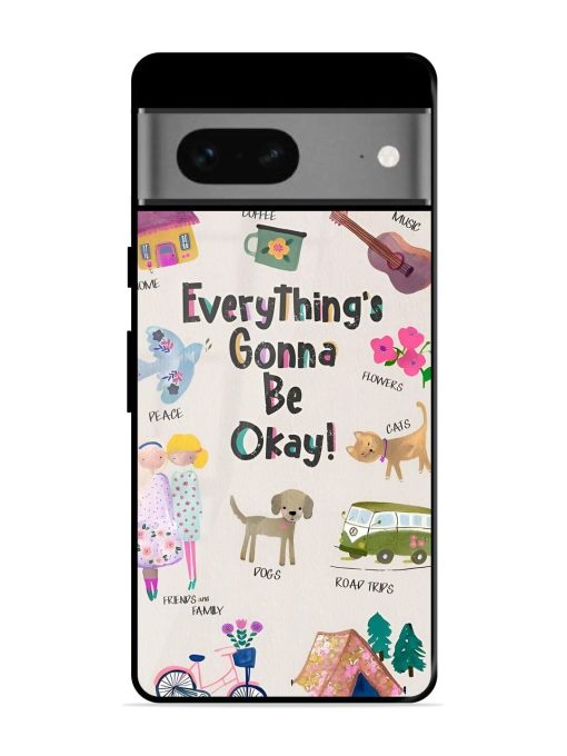 Sunshine And Smiles Glossy Soft Edge Case for Google Pixel 7 Chachhi