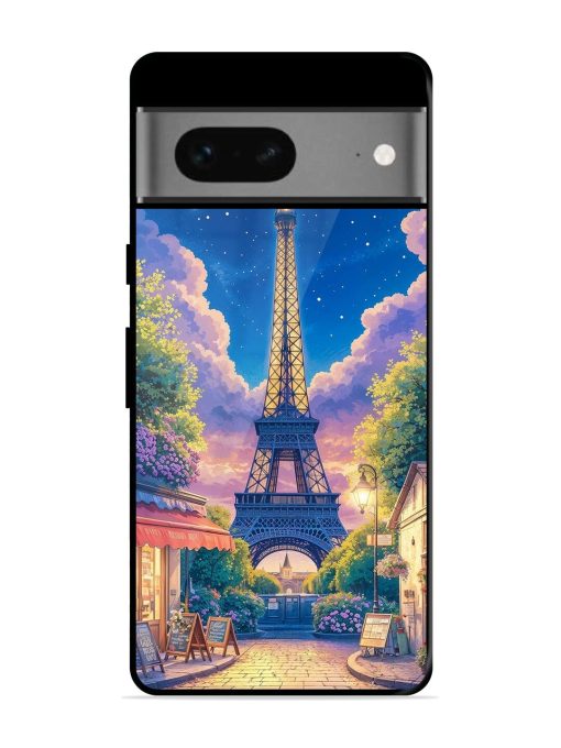 Twilight In Paris Glossy Soft Edge Case for Google Pixel 7 Chachhi