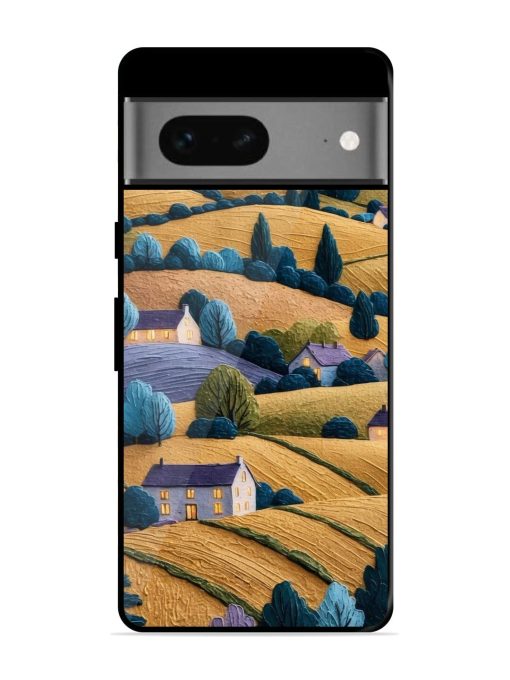 Rolling Hilltop Haven Glossy Soft Edge Case for Google Pixel 7 Chachhi