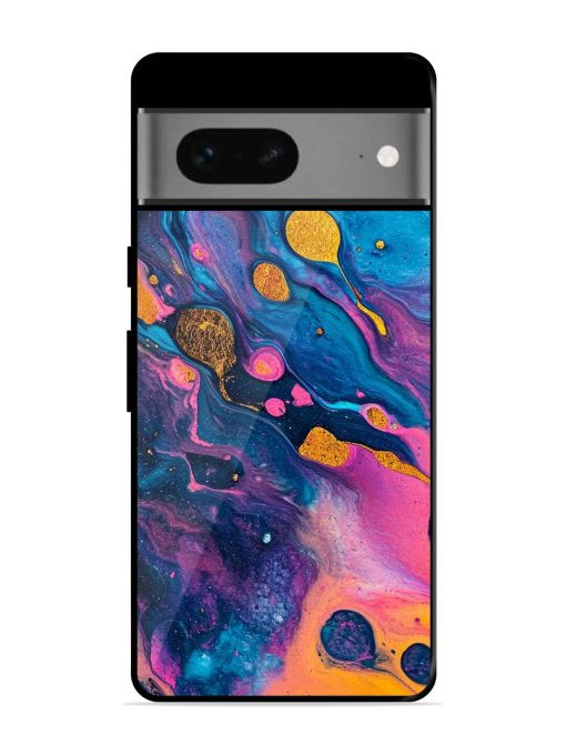 Cosmic Swirl Glossy Soft Edge Case for Google Pixel 7 Chachhi