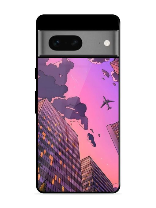 Urban Twilight Glossy Soft Edge Case for Google Pixel 7 Chachhi