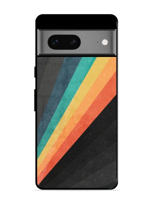 Retro Spectrum Glossy Soft Edge Case for Google Pixel 7 Chachhi