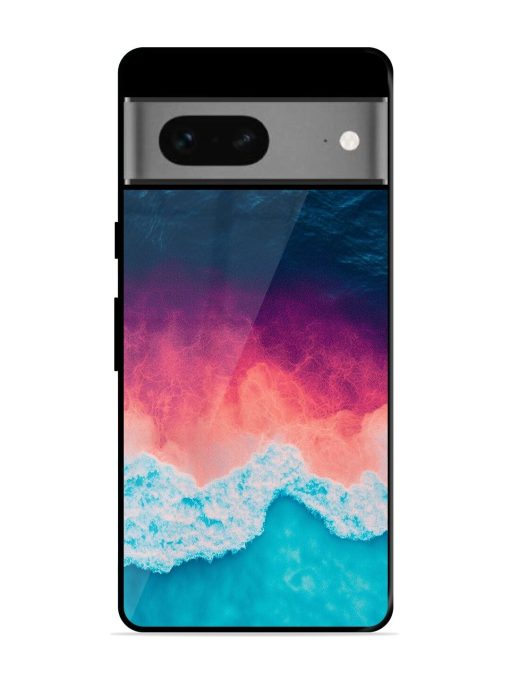 Where The Ocean Meets The Sky Glossy Soft Edge Case for Google Pixel 7 Chachhi