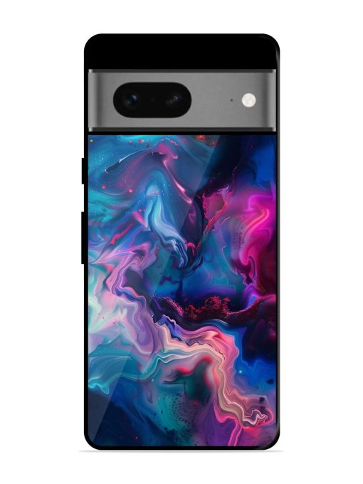 Cosmic Swirl Glossy Soft Edge Case for Google Pixel 7 Chachhi