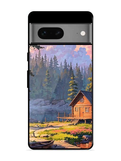 Lakeside Serenity Glossy Soft Edge Case for Google Pixel 7 Chachhi