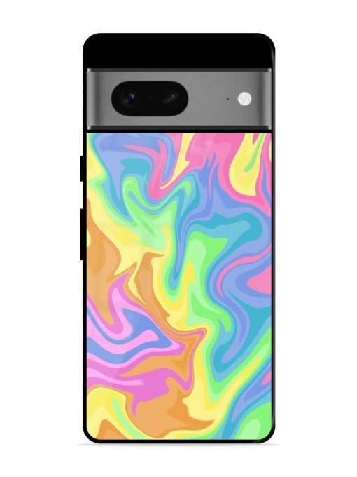 Whimsical Swirl Glossy Soft Edge Case for Google Pixel 7 Chachhi