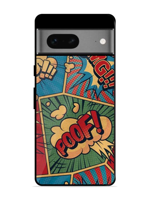 Comic Book Chaos Glossy Soft Edge Case for Google Pixel 7 Chachhi