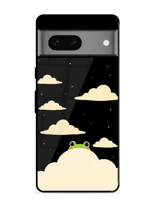 Froggy Night Sky Glossy Soft Edge Case for Google Pixel 7 Chachhi