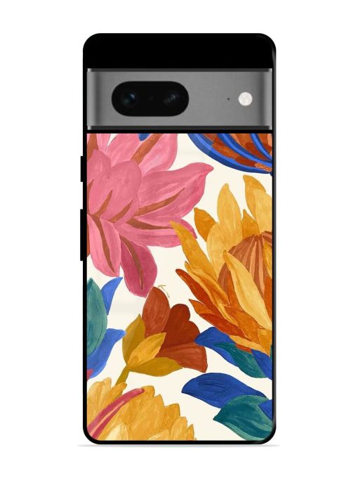 Blooming Tapestry Glossy Soft Edge Case for Google Pixel 7 Chachhi