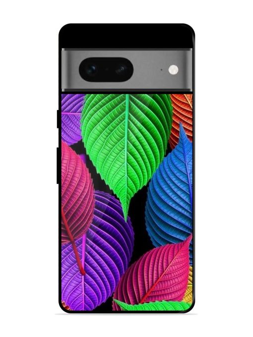 Rainbow Leaf Symphony Glossy Soft Edge Case for Google Pixel 7 Chachhi