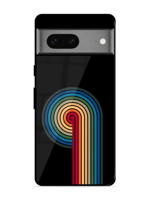 Rainbow Ripple Glossy Soft Edge Case for Google Pixel 7 Chachhi