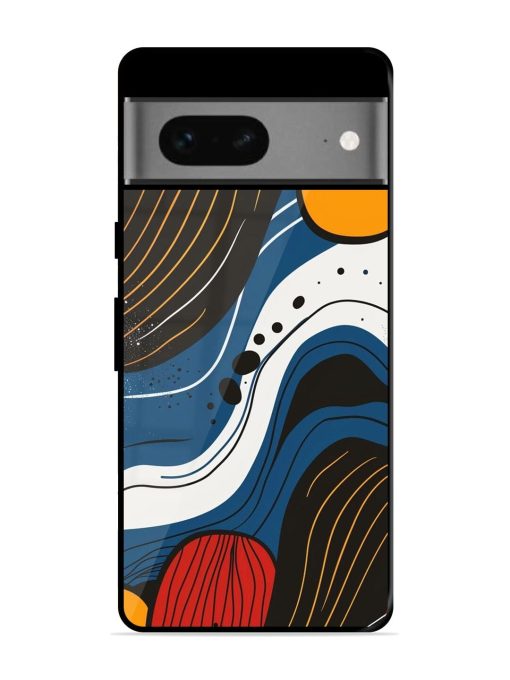 Abstract Expression Glossy Soft Edge Case for Google Pixel 7 Chachhi