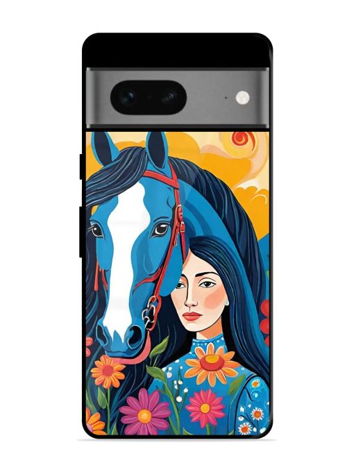 Equine Enchantment Glossy Soft Edge Case for Google Pixel 7 Chachhi