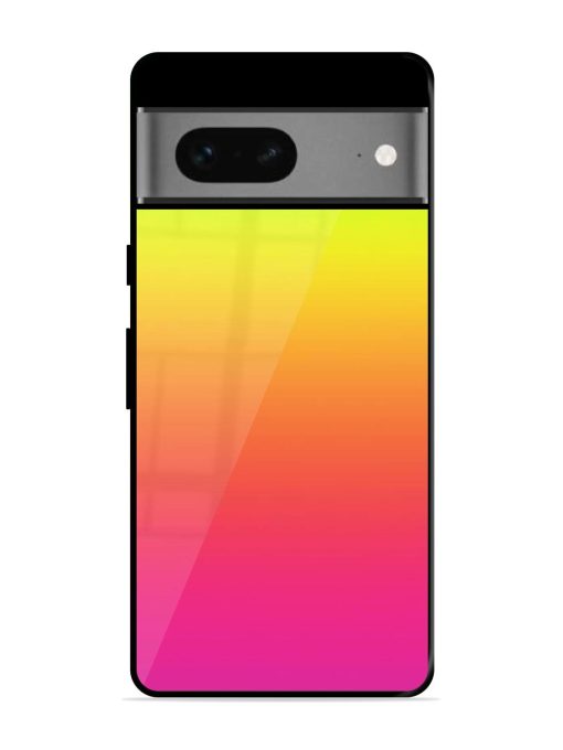 Rainbow Gradient Glossy Soft Edge Case for Google Pixel 7 Chachhi