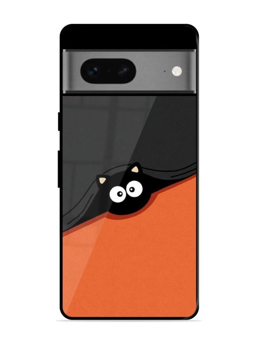 Peek-A-Boo Kitty Glossy Soft Edge Case for Google Pixel 7 Chachhi