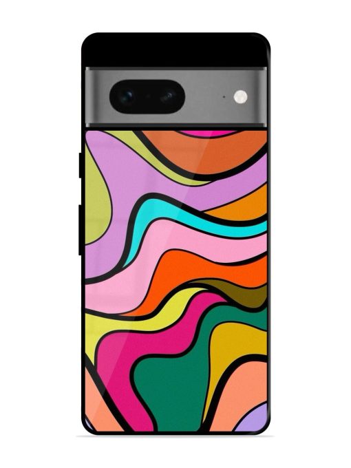 Wavy Wonder Glossy Soft Edge Case for Google Pixel 7 Chachhi