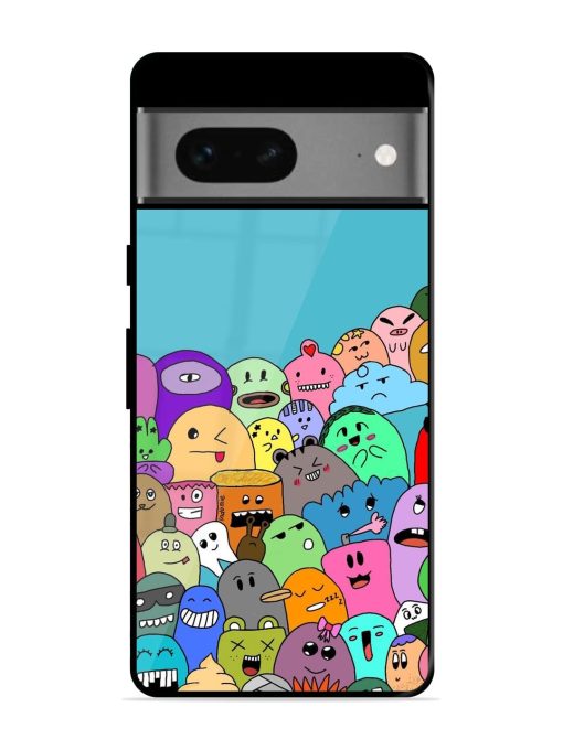 Monster Mash Glossy Soft Edge Case for Google Pixel 7 Chachhi