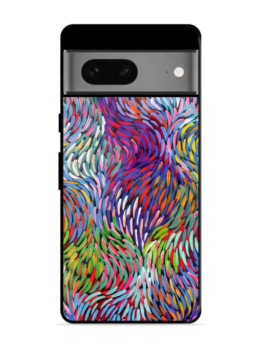 Vibrant Waves Glossy Soft Edge Case for Google Pixel 7 Chachhi