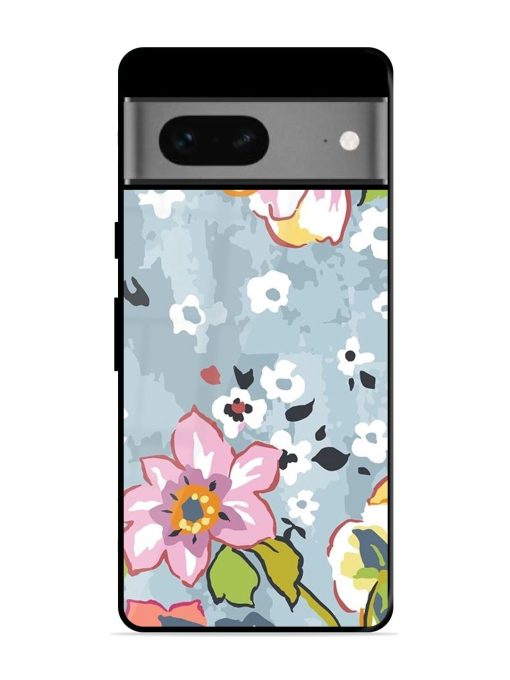 Floral Fantasy Glossy Soft Edge Case for Google Pixel 7 Chachhi