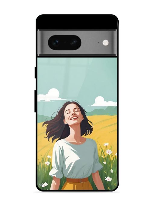 Girl Graffiti Glossy Soft Edge Case for Google Pixel 7 Chachhi