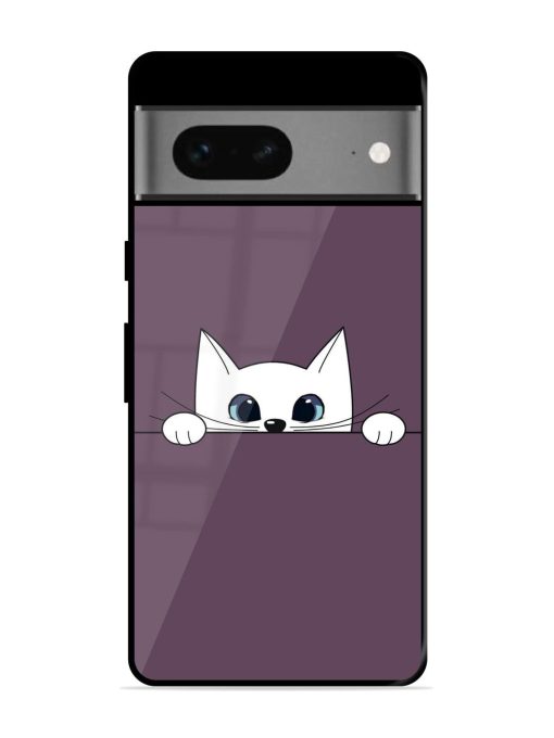 Peek-A-Boo Kitty Glossy Soft Edge Case for Google Pixel 7 Chachhi