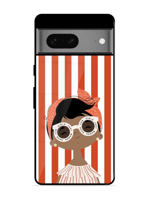 Girls Just Wanna Have Fun Glossy Soft Edge Case for Google Pixel 7 Chachhi