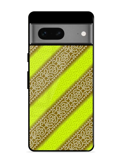 Golden Bandana Bliss Glossy Soft Edge Case for Google Pixel 7 Chachhi