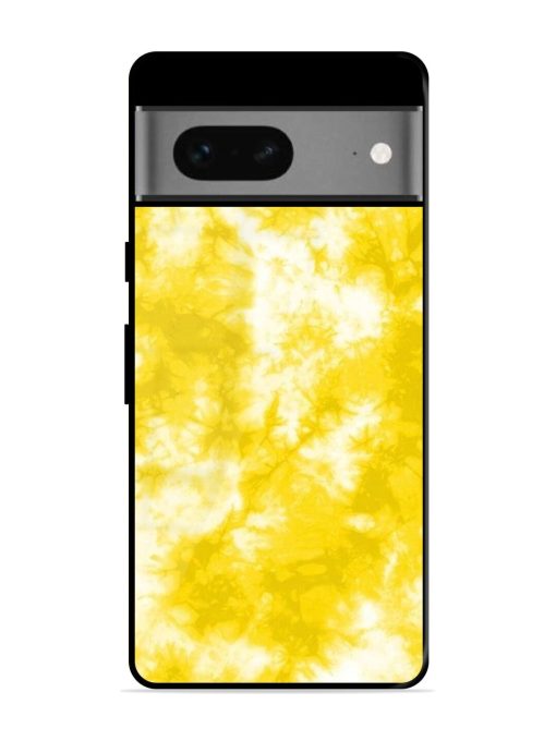 Golden Tie-Dye Twirl Glossy Soft Edge Case for Google Pixel 7 Chachhi