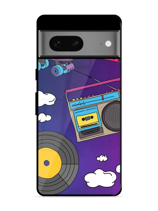 Retro Vibes Glossy Soft Edge Case for Google Pixel 7 Chachhi