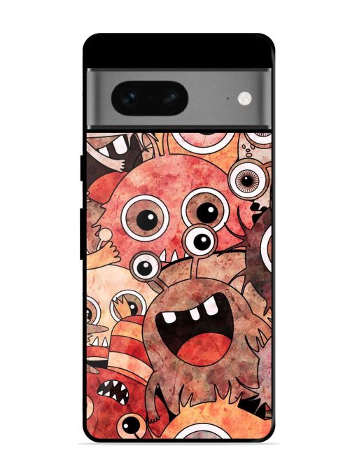 Monster Mash Glossy Soft Edge Case for Google Pixel 7 Chachhi