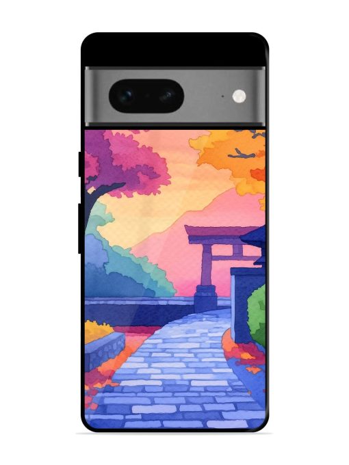 Autumnal Serenity Glossy Soft Edge Case for Google Pixel 7 Chachhi