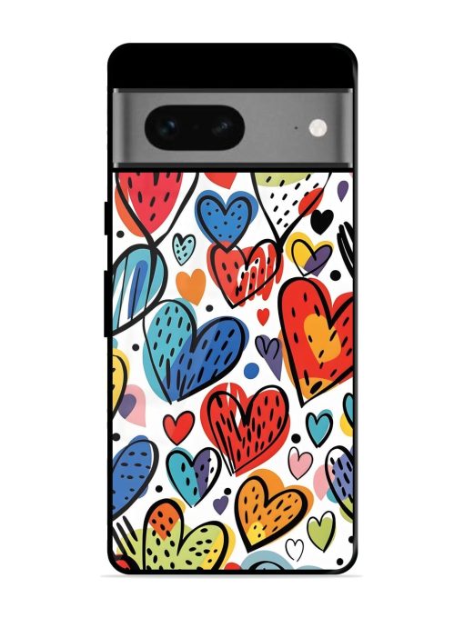 Heartfelt Harmony Glossy Soft Edge Case for Google Pixel 7 Chachhi