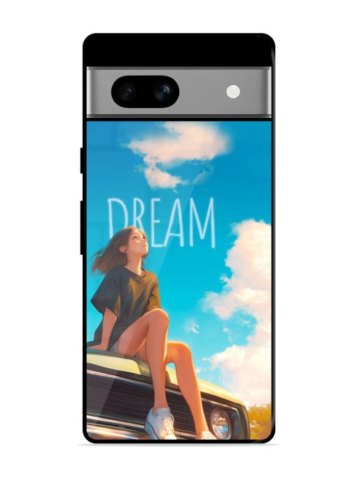 Girly Dream Art Glossy Soft Edge Case for Google Pixel 7A Chachhi