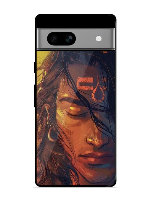 Tranquil Shiva Glossy Soft Edge Case for Google Pixel 7A Chachhi